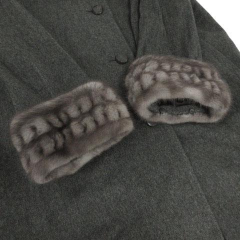 中古】GRACE BY ASHIYA ミンクファー カシミヤロングコート