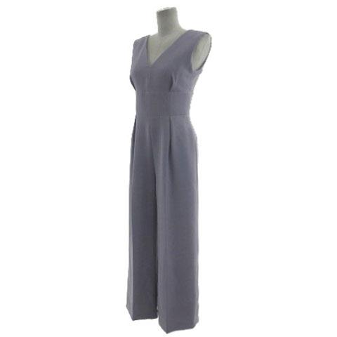 【中古】未使用品 ラグナムーン LADYVネックパンツドレス 032040302301-01 Water-Repellent サロペット ラベンダー S_4