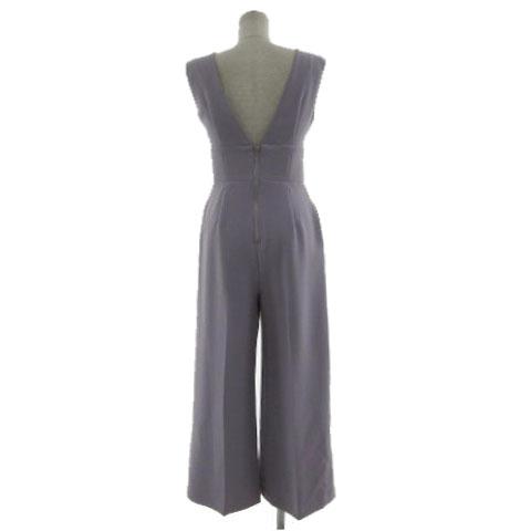 【中古】未使用品 ラグナムーン LADYVネックパンツドレス 032040302301-01 Water-Repellent サロペット ラベンダー S_5