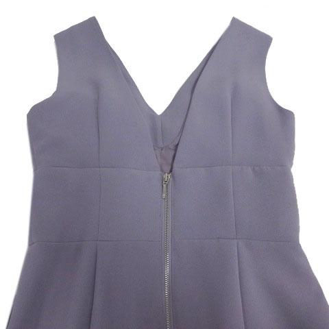 【中古】未使用品 ラグナムーン LADYVネックパンツドレス 032040302301-01 Water-Repellent サロペット ラベンダー S_6