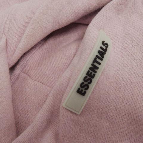 【中古】FOG ESSENTIALS Pullover Hoodie RLCT LOGO スウェット パーカー 裏起毛 ロゴ刺繍 バックプリント ピンク系 S_6
