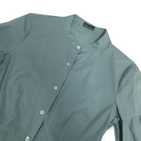 中古】Premise for Theory Luxe ブラウス バンドカラー ビショップ