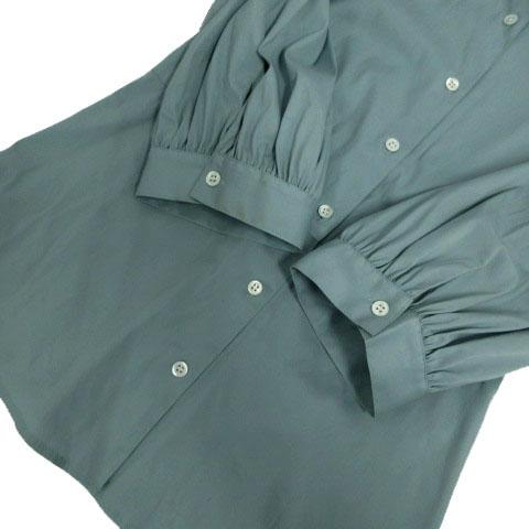 中古】Premise for Theory Luxe ブラウス バンドカラー ビショップ