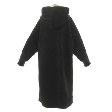 中古】blanc basque Pearl button ダンボールニット フード付