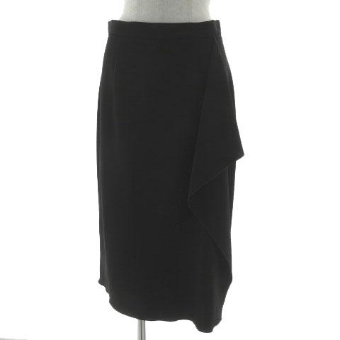Max Mara 黒タイトスカート MAX MARA 黒 ドレープ タイトスカート38