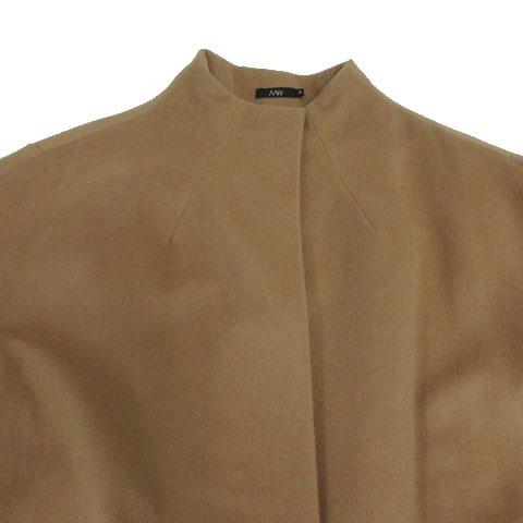 【中古】エムフィル Mfil コート 193-10201 スワンカラー 起毛 日本製 ウール ブラウン系 茶系 36 レディース_2