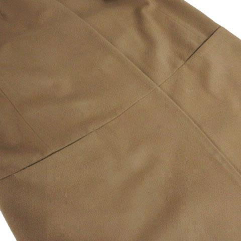 【中古】エムフィル Mfil コート 193-10201 スワンカラー 起毛 日本製 ウール ブラウン系 茶系 36 レディース_5