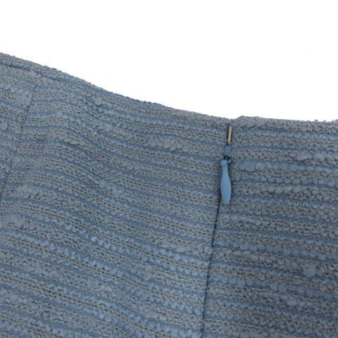 中古】未使用品 ジュンアシダ jun ashida ツイードフレアスカート