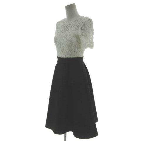 中古】グレースクラス GRACE Class リバーレース切替ワンピース 2713