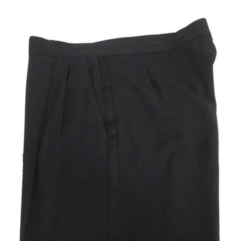 【中古】ヴェルサス VERSUS ジャンニヴェルサーチ パンツ スラックス タック 側章 イタリア製 コットン混 ブラック 50_3