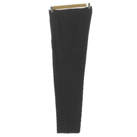 【中古】ヴェルサス VERSUS ジャンニヴェルサーチ パンツ スラックス タック 側章 イタリア製 コットン混 ブラック 50_4