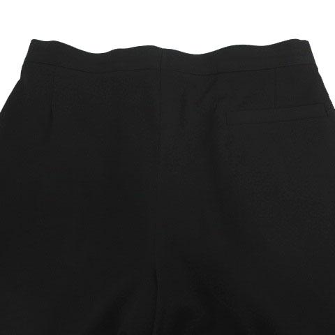 【中古】ヴェルサス VERSUS ジャンニヴェルサーチ パンツ スラックス タック 側章 イタリア製 コットン混 ブラック 50_7