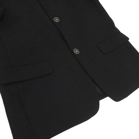 【中古】ヴェルサス VERSUS ジャンニヴェルサーチ ジャケット メドゥーサボタン 3B イタリア製 ウール混 黒 36/50_5
