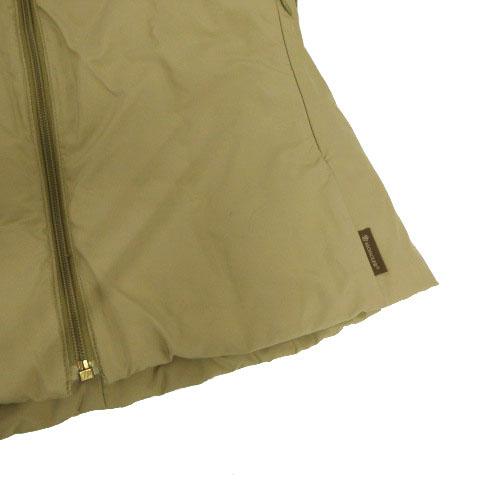 【中古】モンクレール MONCLER ダウンジャケット スタンドカラー ミンクファー ジップアップ ダウン100％ ベージュ 1_3