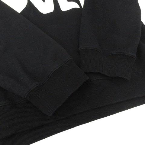 【中古】ヴァレンティノ VALENTINO GOOD LOVER パーカー スウェット プルオーバー イタリア製 ブラック 黒 XL_3