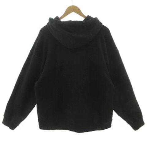 【中古】ヴァレンティノ VALENTINO GOOD LOVER パーカー スウェット プルオーバー イタリア製 ブラック 黒 XL_5