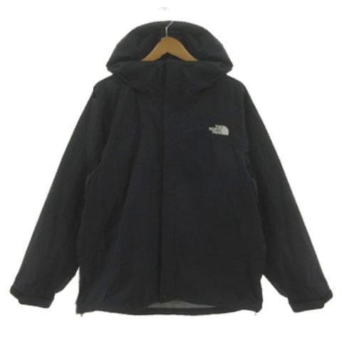 【中古】THE NORTH FACE ドットショットジャケット Dot Shot Jacket NP61930 フーディー ロゴ刺繍 ブラック XL