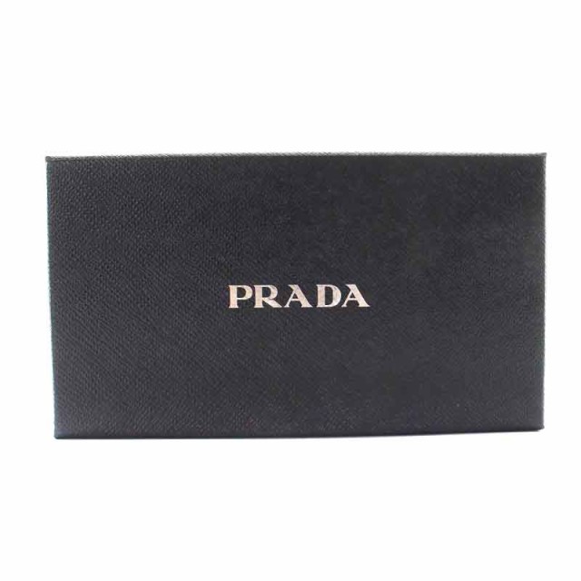 中古】プラダ PRADA SAFFIANO FIOCCO 長財布 二つ折り 小銭入れ レザー