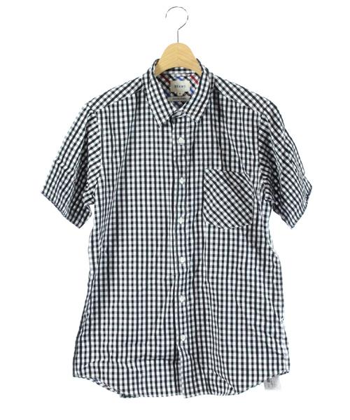 中古 ビームス Beams シャツ カジュアル ギンガムチェック 半袖 黒 M Dk15 メンズの通販はau Pay マーケット ブランド古着のベクトル