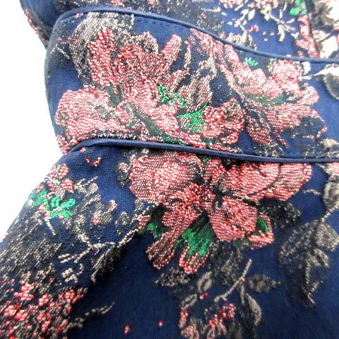 中古 アナイ Anayi ワンピース ドレス ノースリーブ 膝丈 花柄 紺 赤 38 Dk21 レディースの通販はau Pay マーケット ブランド古着のベクトル