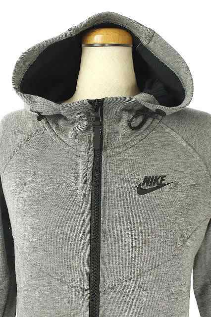 中古 ナイキ Nike パーカー ジップアップ テックフリース M グレー Kn D レディースの通販はau Pay マーケット ブランド古着のベクトル