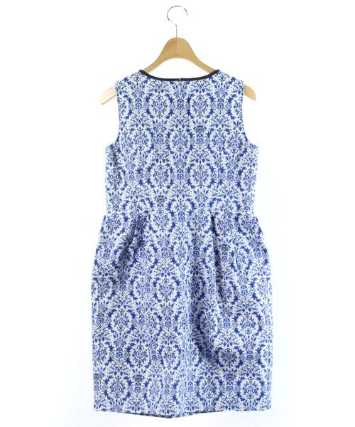 中古 マッキントッシュフィロソフィー ワンピース ノースリーブ ミニ Iライン 総柄 青 36 レディースの通販はau Pay マーケット ブランド古着のベクトル