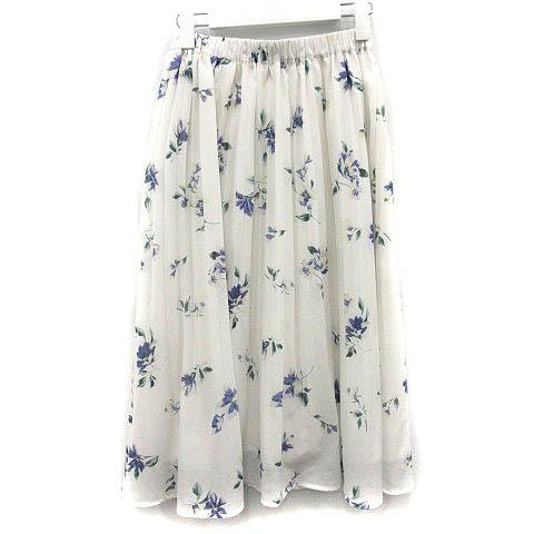 中古 ファビュラス アンジェラ Fabulous Angela スカート プリーツ ミモレ丈 花柄 F 白 ホワイト Sr レディースの通販はau Pay マーケット ブランド古着のベクトル