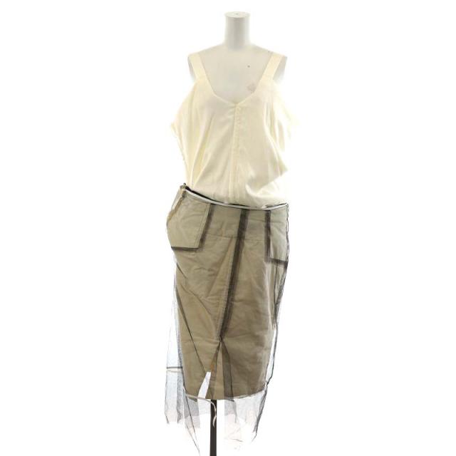 KAREN MILLEN■モノストライプ バルーンスリーブ マキシドレス KAREN MILLEN□モノストライプ バルーンスリーブ マキシドレス