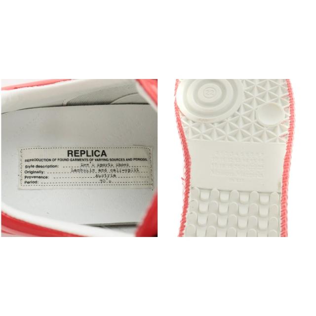 【中古】未使用品 メゾンマルジェラ 22 Maison Margiela 22 ジャーマントレーナー スニーカー シューズ 39 24.0cm 赤