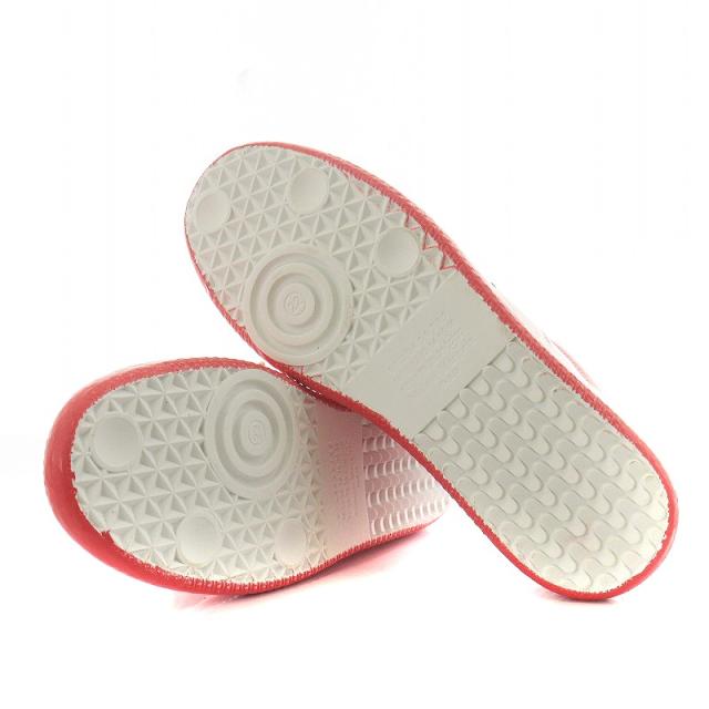 【中古】未使用品 メゾンマルジェラ 22 Maison Margiela 22 ジャーマントレーナー パテント スニーカー 39 24.0cm 赤