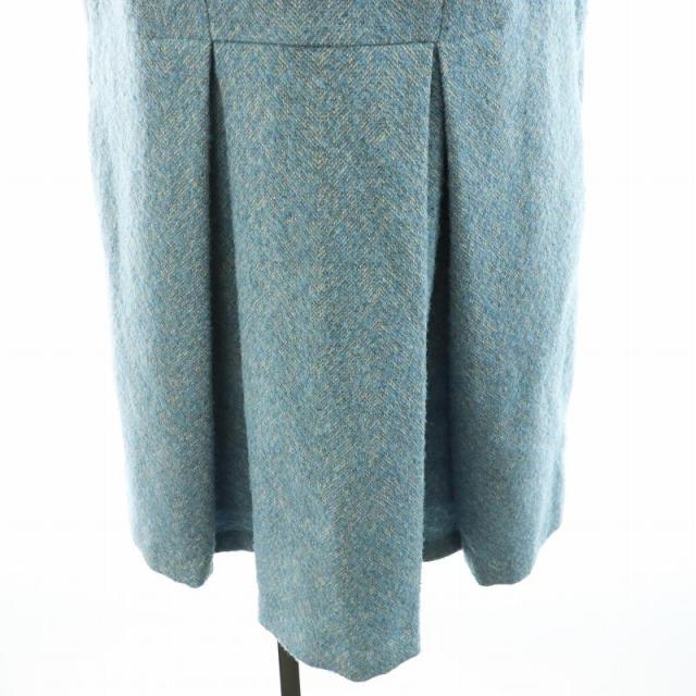 中古】未使用品 コエル COEL ヘリンボーンミニワンピース ノースリーブ  