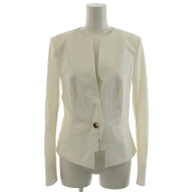 【中古】エポカ EPOCA 2020SS 24 TWENTY FOUR JACKET Cool ノーカラージャケット シングル 40 白