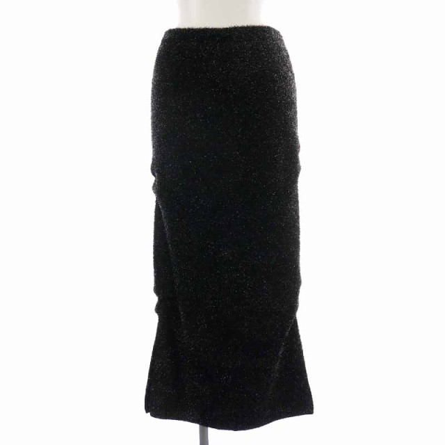 【中古】未使用品 アメリヴィンテージ 22AW FEATHER YARN GLITTER KNIT SKIRT タイトスカート ロング ラメ S｜au  PAY マーケット