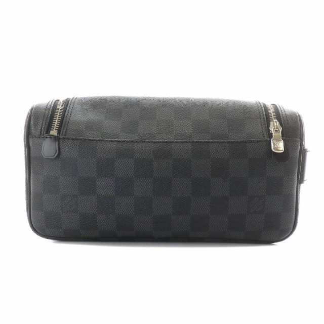 LOUIS VUITTON ダミエグラフィット トワレ 黒 グレー N47625