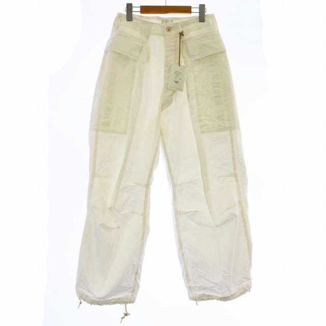 【中古】HERILL MUSE de Deuxieme Classe取り扱い 23SS Nepdenim M44 Trousers ワークパンツ ワイド ボタンフライ 0 S