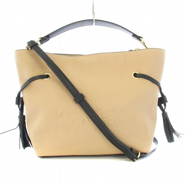 【中古】COACH アンディ クロスボディ ショルダーバッグ ハンドバッグ レザー タッセル チャーム 茶 黒 CA164の通販は 9,728円