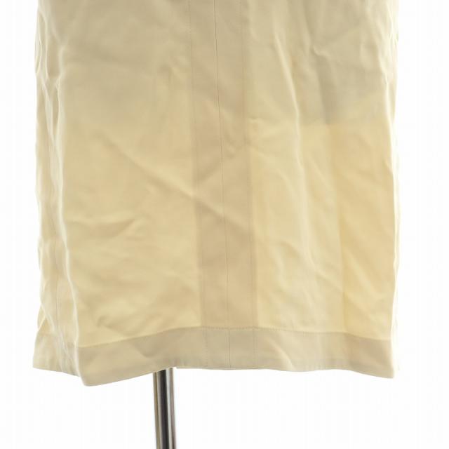 【中古】ステラマッカートニー STELLA McCARTNEY ワンピース ひざ丈 半袖 ストレッチ 無地 36 ベージュ_7
