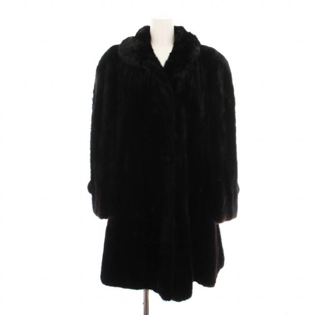 2.8万円からお値下げ◎EMBA エンバ ミンク ファーコート ミドル丈 EMBA エンバ ミンク ファーコート ミドル丈 サイズXL～XXL相当