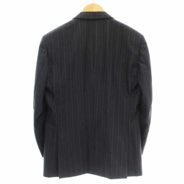 【中古】ラルフローレン Polo by Ralph Lauren スーツ セットアップ ストライプ ジャケット パンツ A4 ネイビー_1