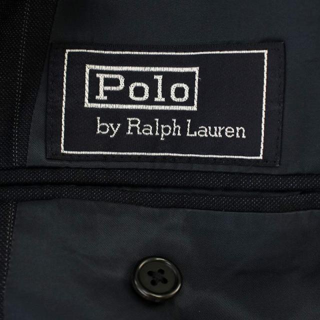 【中古】ラルフローレン Polo by Ralph Lauren スーツ セットアップ ストライプ ジャケット パンツ A4 ネイビー_2