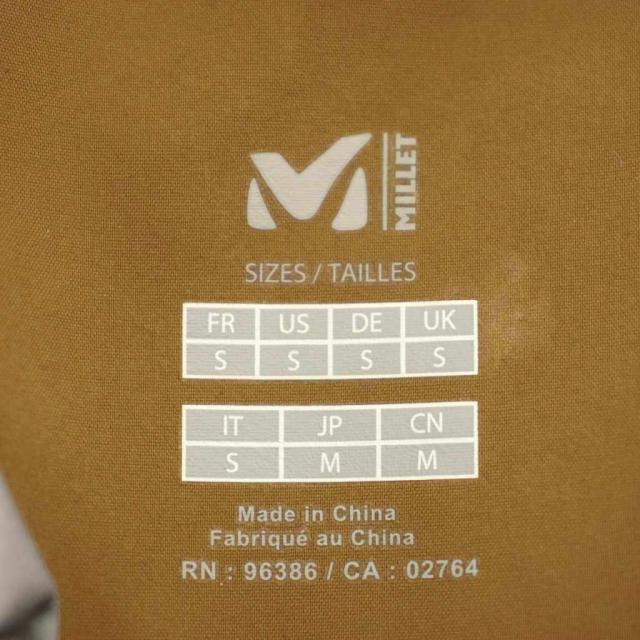 【中古】ミレー MILLET ティフォンタフストレッチフィールドジャケット マウンテンパーカー ナイロンジャケット 茶_2