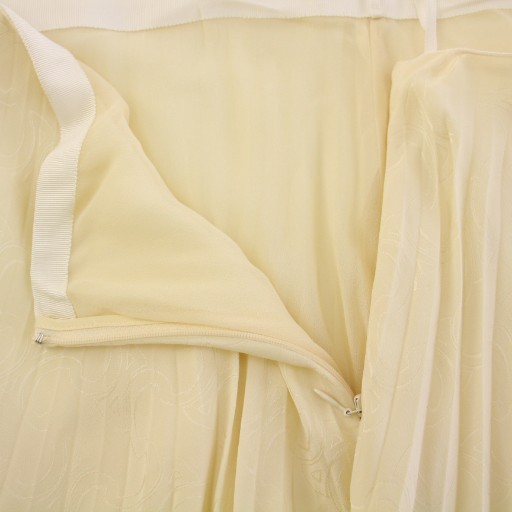 中古】セリーヌ CELINE トリオンフ プリーツスカート フレア ミモレ