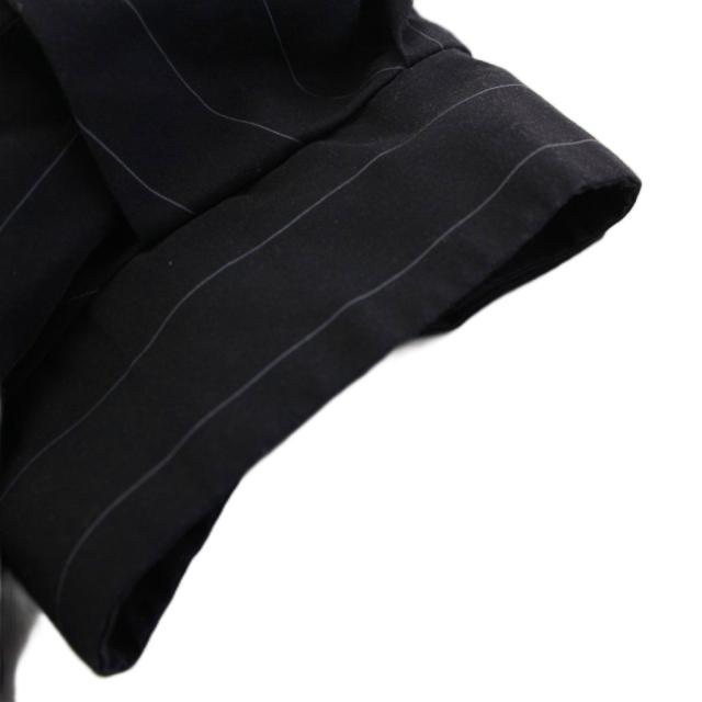 【中古】サカイ sacai 23SS パフスリーブ ストライプシャツワンピース 半袖 ロング S 黒 23-06540 レディース 中古】サカイ sacai 23SS パフスリーブ ストライプシャツワンピース