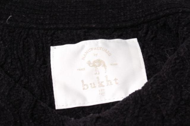 ブフト bukht ニット 鉤編み 長袖 丸首 コットン S ブラック 黒 B-MO15309 /TK メンズ ブフト bukht ニット 鉤編み 長袖 丸首 コットン S ブラック 黒