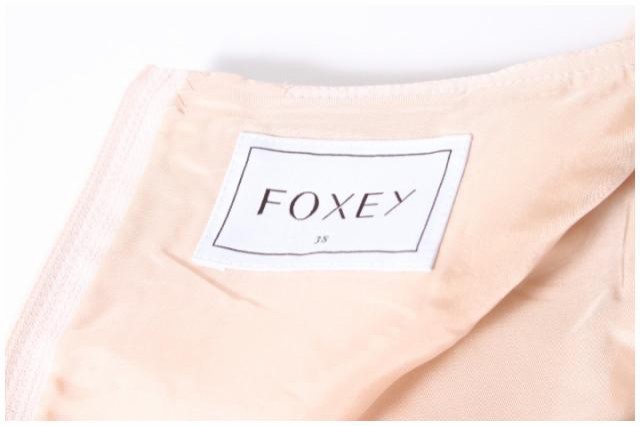 中古】フォクシー FOXEY 34864 ワンピース 38 ミニ ノースリーブ 花柄