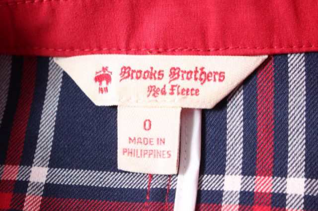 【中古】ブルックスブラザーズ BROOKS BROTHERS レッドフリース コート ステンカラー コットン 0 赤 レッド レディース｜au PAY  マーケット