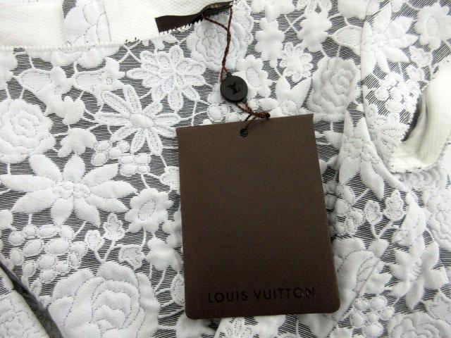 中古 ルイヴィトン Louis Vuitton ワンピース フレンチスリーブ リボン 花柄 ミニ コットン 36 白 ホワイト O0422の通販はau Pay マーケット ブランド古着のベクトル