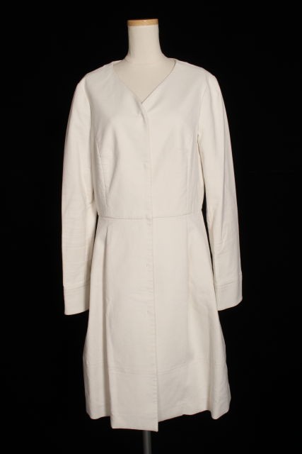 【中古】トッカ TOCCA 17SS MARGOT コート ノーカラー フレア 4 白 ホワイト /fy0420 レディースの通販は