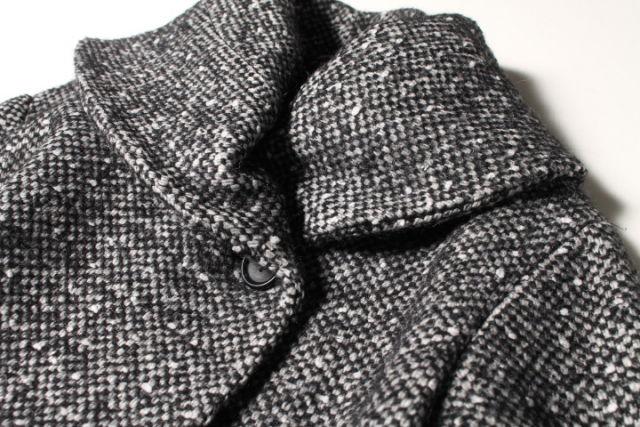 中古 23区 オンワード樫山 Vingt Trois コート フーデッド ツイード ウール 32 黒 ブラック Sh0420 レディースの通販はau Pay マーケット ブランド古着のベクトル