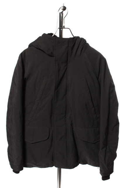 【中古】ラッドミュージシャン LAD MUSICIAN ジャケット ジャンパー フーディー 撥水加工 中綿 42 黒 ブラック メンズ